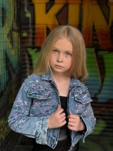 Cute Duck Print Denim Jacket - Image 2