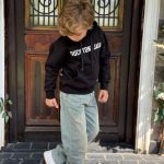 Washed Effect Ripped Wide Leg Denim Jeans