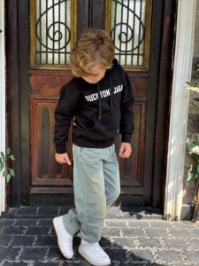 بنطلون جينز رجل واسعه فاشون