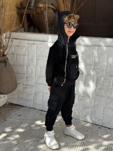 Boys Hoodie & Cargo Pants Set - Image 3