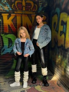 Wideband Waist Leather Skinny Pants