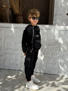 Boys Hoodie & Cargo Pants Set - Image 4