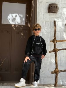 Boys Hoodie & Cargo Pants Set - Image 2