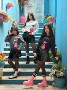 Faux Leather Buckled Belted Pleated Mini Skirt