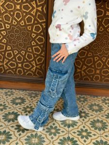 بنطلون كارجو جيوب جانبيه من الاسفل - الصورة 2