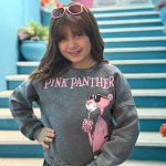 Pink Panther Print Sweatshirt