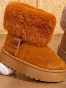 Faux Fur Lined Platform Uggs - Image 3