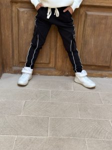 Jogger Pants With Side Stripe - Image 2