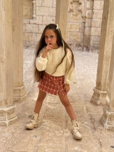 Crew Neck Fuzzy Sweater - Image 2