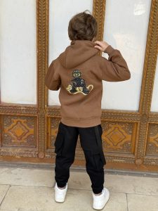 Casual Cool Monkey Graphic Hoodie - Image 2