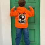 Snoopy Print Hooded Sweatshirt