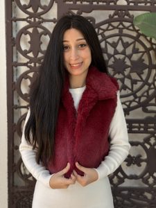 Faux Fur Cropped Vest - Image 3