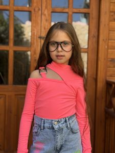 Solid Cut Out Cold Shoulder Buckle Detail Mock Neck Top