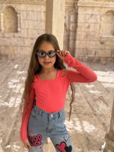 Cut-out Shoulder Long Sleeve Solid Top - Image 3