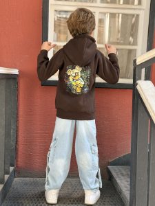 Bear Graphic Hoodie - Image 2