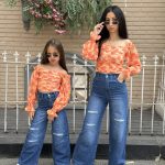 Rhinestone Embellished Loose Straight Leg Casual Jeans