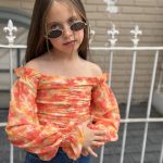 Floral Off Shoulder Twist Blouse