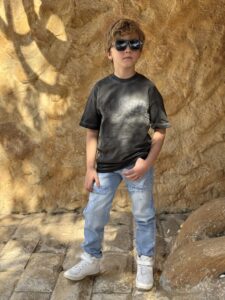 Fashion Sandwashed Short Sleeve Crew Neck T-Shirt - Image 3