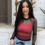 Stand Collar Long Sleeve Mesh Sheer Rhinestone Decorated Blouse & Top