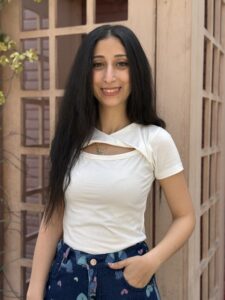 Twist Front Cut Out Keyhole Neck Blouse - Image 3