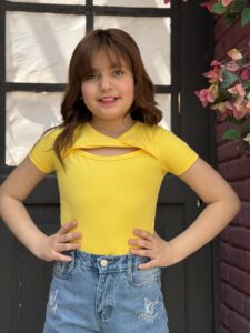 Twist Front Cut Out Keyhole Neck Blouse - Image 2