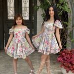 Floral Print Short Sleeve Dress