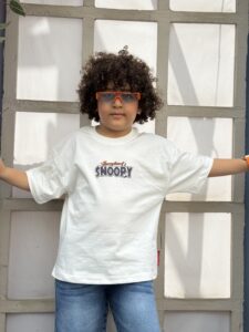 Snoopy Print T-shirt For Boys - Image 3