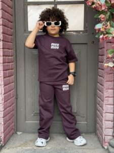 Miu Miu Print Short Sleeve T-shirt & Shorts Set - Image 4