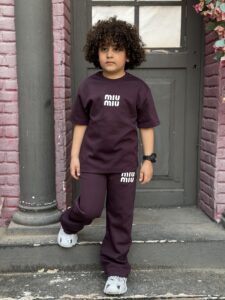 Miu Miu Print Short Sleeve T-shirt & Shorts Set