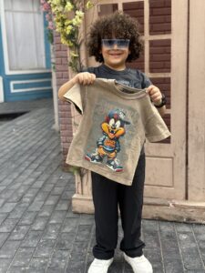 Fox Print T-shirt For Boys - Image 2