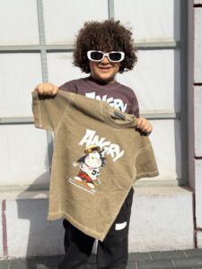 Cartoon Print Design Short Sleeve T-shirt For Boys - Image 2