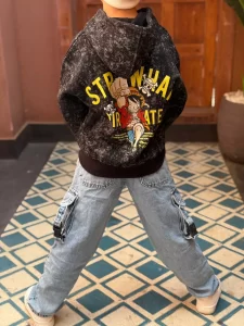 سويتشرت طابعه كارتون لوفي - الصورة 4